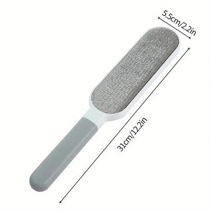 Double-Sided Pet Hair Remover, Manual Electrostatic Sticky Lint Brush, for Cat, Clothing, Sofa, Furniture, Carpet Cleaning