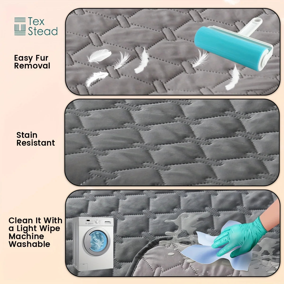Double-Sided Waterproof Dog Bed Cover Pet Blanket Sofa Couch Furniture Protector for Dogs